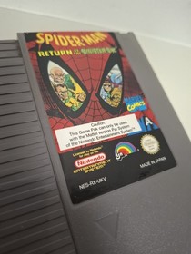 Spider-man Return Of The Sinister Six Nintendo Nes Game Cartridge Only Tested 