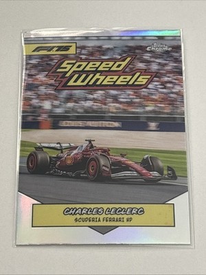 2025 Topps Chrome F1 -Charles Leclerc -Speed Wheels