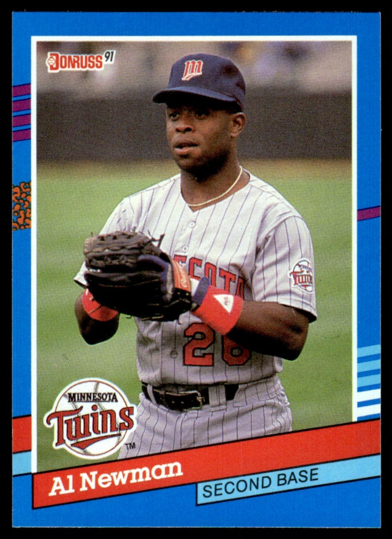 1991 DONRUSS AL NEWMAN #208 MINNESOTA TWINS 2510