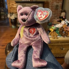 Ty Beanie Baby 2000 Signature Bear New with Tag VTG Retired Free Fast Shipping