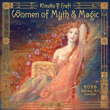 Women of Myth & Magic 2026 Fantasy Art Wall Calendar by Kinuko Craft by Kinuko Y