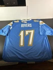 Philip Rivers Signed San Diego Chargers Reebok Jersey BECKETT BAS Rare NFL
