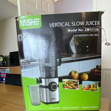 YASHE Vertical Slow Juicer ZM1910B Reverse, Easy Clean, Low Noise 240V