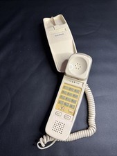 Slimline Wall Phone Radio Shack Ivory Cat  43-875 ET-296 Untested See Bio