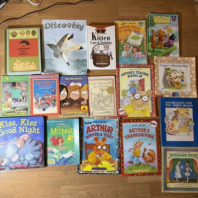 Lot 17 Children s Books Young Readers Elementary Arthur Classics Disney Vintage