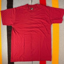 Vintage 1990's Fruit of the Loom Best Maroon Tee, Made in USA