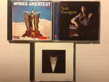 WINGS / TODD RUNDGREN / PETER GABRIEL 3 CD LOT - GREATEST HITS COLLECTIONS