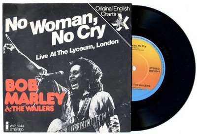 45 Bob Marley & The Wailers No Woman No Cry (Live) 1975 WIP 6244 Vinyl EX German