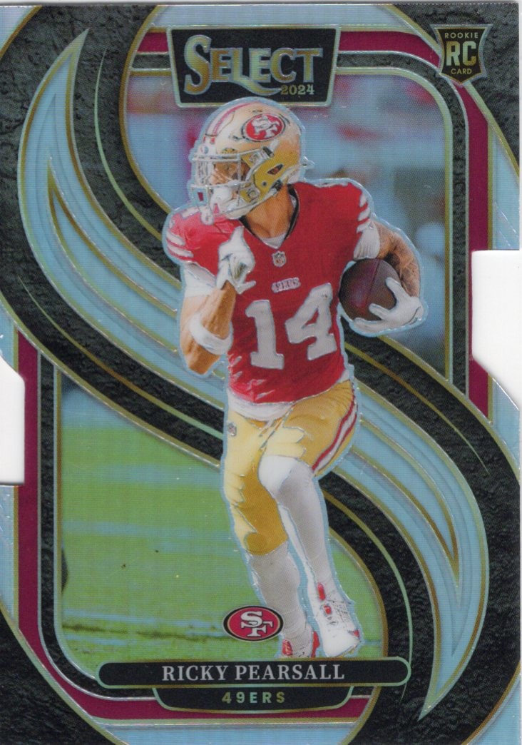 2024 Panini Select #173 Ricky Pearsall Silver Prizm Die Cut