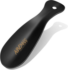 Metal Shoe Horn 7.5" Stainless Steel Shoe Horns Small Portable for Men, Women,