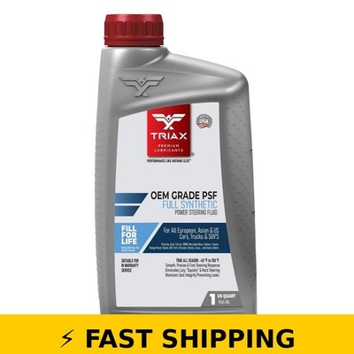 TRIAX PSF Power Steering Fluid - Synthetic, Universal, -50 Cold Flow