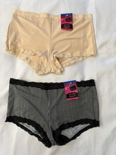 NEW Maidenform One Fab Fit Boyshort Panty 40760 Multicolor Women s XLarge 2 Pair