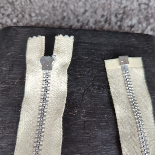 Vintage 50s Talon Separating Zipper White 23" NOS Deadstock - Bild 4 von 7
