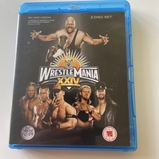 WWE WrestleMania XXIV Blu-Ray - 2 Disc Set - VGC. On spine the wording is faded