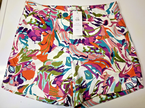 Jade Melody Tam Flowered Shorts - Side Round Multi Print - Size 4