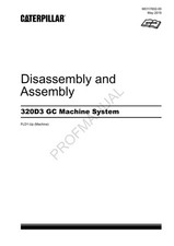 Caterpillar Cat 320D3 GC Disassembly Assembly Manual