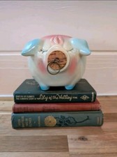 Vintage Corky The Pig Hull Pottery Piggy Bank