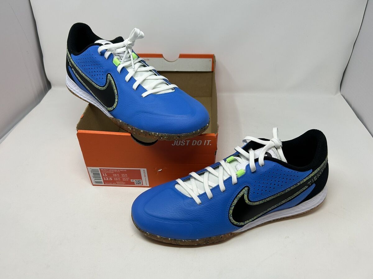 Nike Tiempo React Legend 9 Pro IC Indoor Court Blue Mens Nike Tiempo React Legend 9 Pro IC Indoor Court Blue Mens