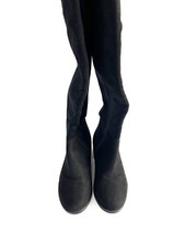 Fashion Nova Black Faux Suede Over The Knee Boots Women Size 8