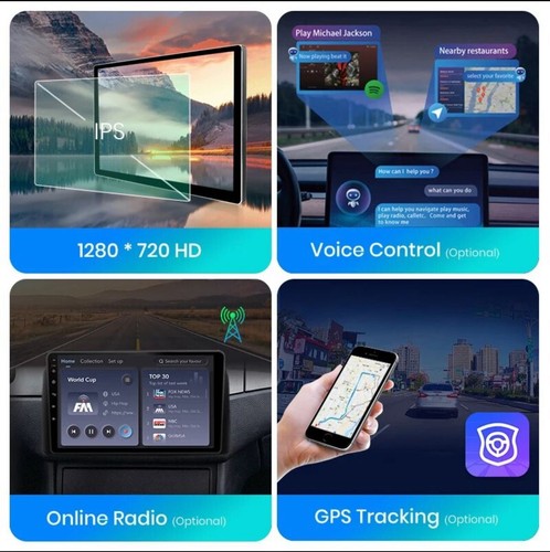 AUTORADIO ANDROID 4/64GB RENAULT LOGAN 2 DACIA SANDERO 2 STEREO AUTO TOUCH 9" - Foto 5 di 6