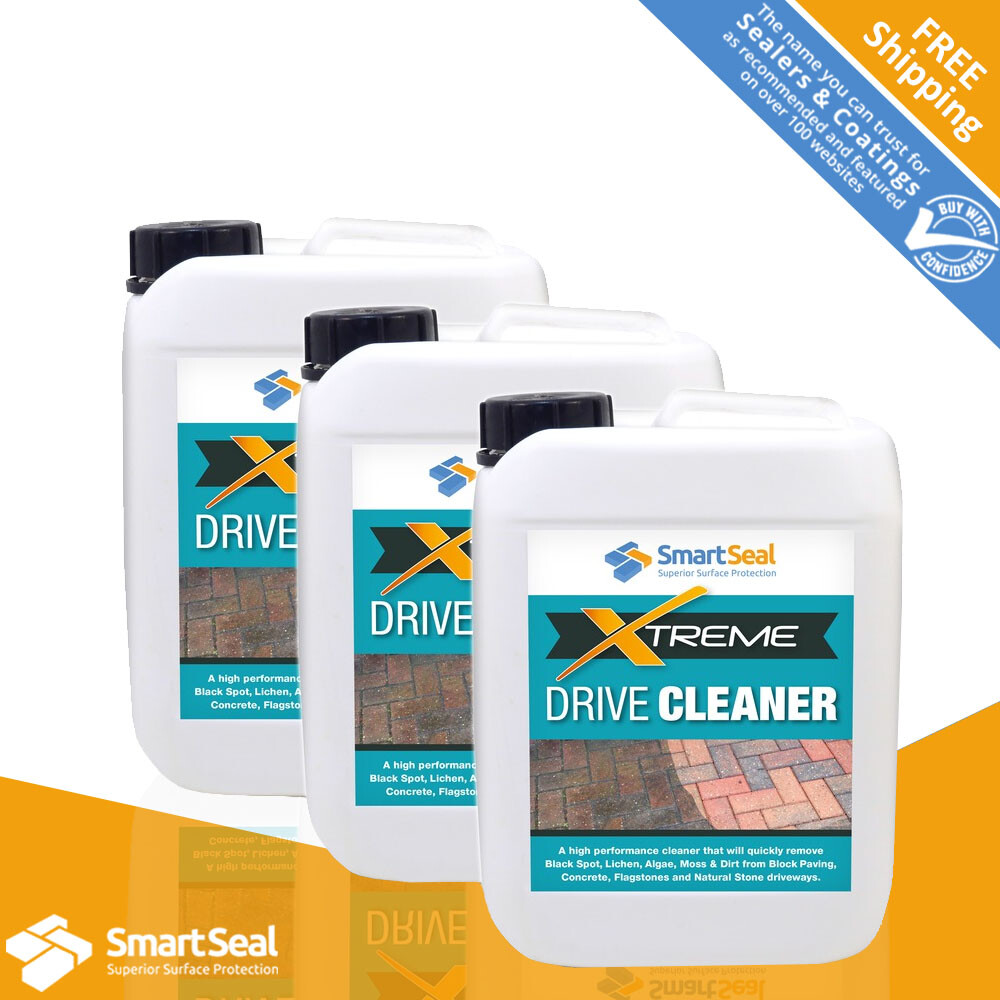 SmartSeal Driveway Cleaner Block Paving & Concrete Easy Cleaning 3  For 2 Bundle
