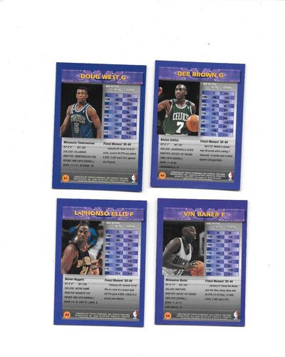 Lote de 16 cartas coleccionables de baloncesto NBA Topps Finest 1994-95 - Imagen 4 de 8