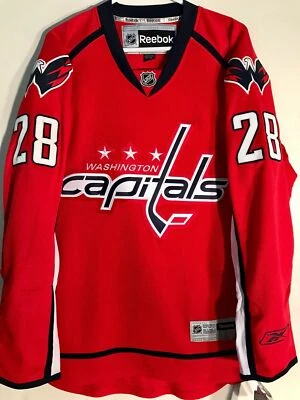 RBK NHL Trikot Washington Capitals Alexander Semin 28 rot Premier Eishockey Jersey