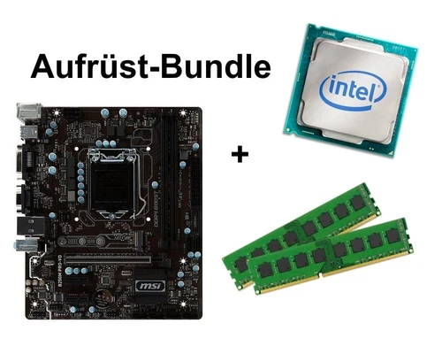 Aufrüst Bundle - MSI B250M Pro-VD + Intel Core i3-6300 + 16GB RAM #97507