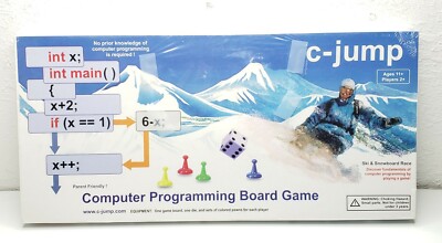 C-Jump Ski and Snowboard Race Game from Learn Computer Programming  