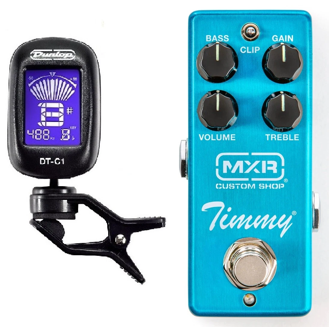 MXR CSP027 TIMMY OVERDRIVE MINI GUITAR EFFECTS PEDAL (DUNLOP TUNER