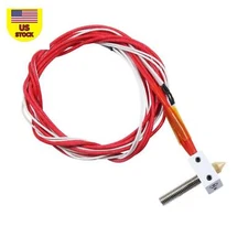 3D Printer MK8 Assembled Extruder Hotend Kit 1.75 to 0.4mm Nozzle Heating Block