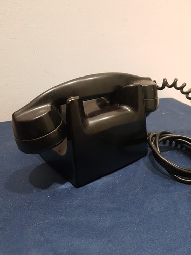 Telefono In Bachelite Fatme Roma Nero Disco Rotante Originale Vintage Anni 60 - Foto 4 di 17