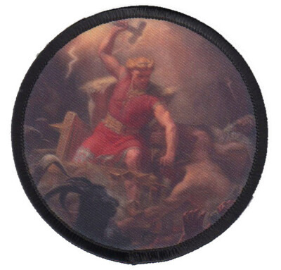 Thor''Aufnäher''Patch Donar/Midgard/Nordmänner/Nordische Mythologie/Mjölnir/Odin