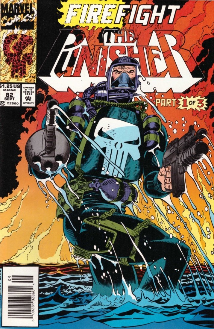 Punisher #82 Newsstand Cover (1987-1995) Marvel Comics