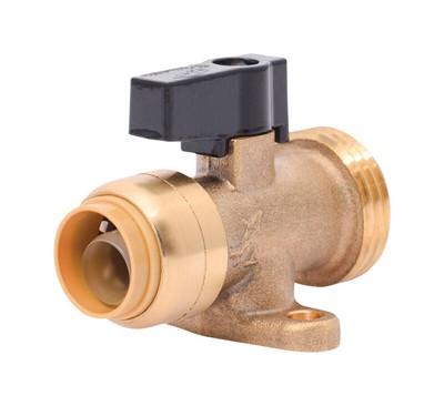 SharkBite 25559LF Quarter Turn Brass Washing Machine Valve 3/4 PTC x 1/2 MHT in.