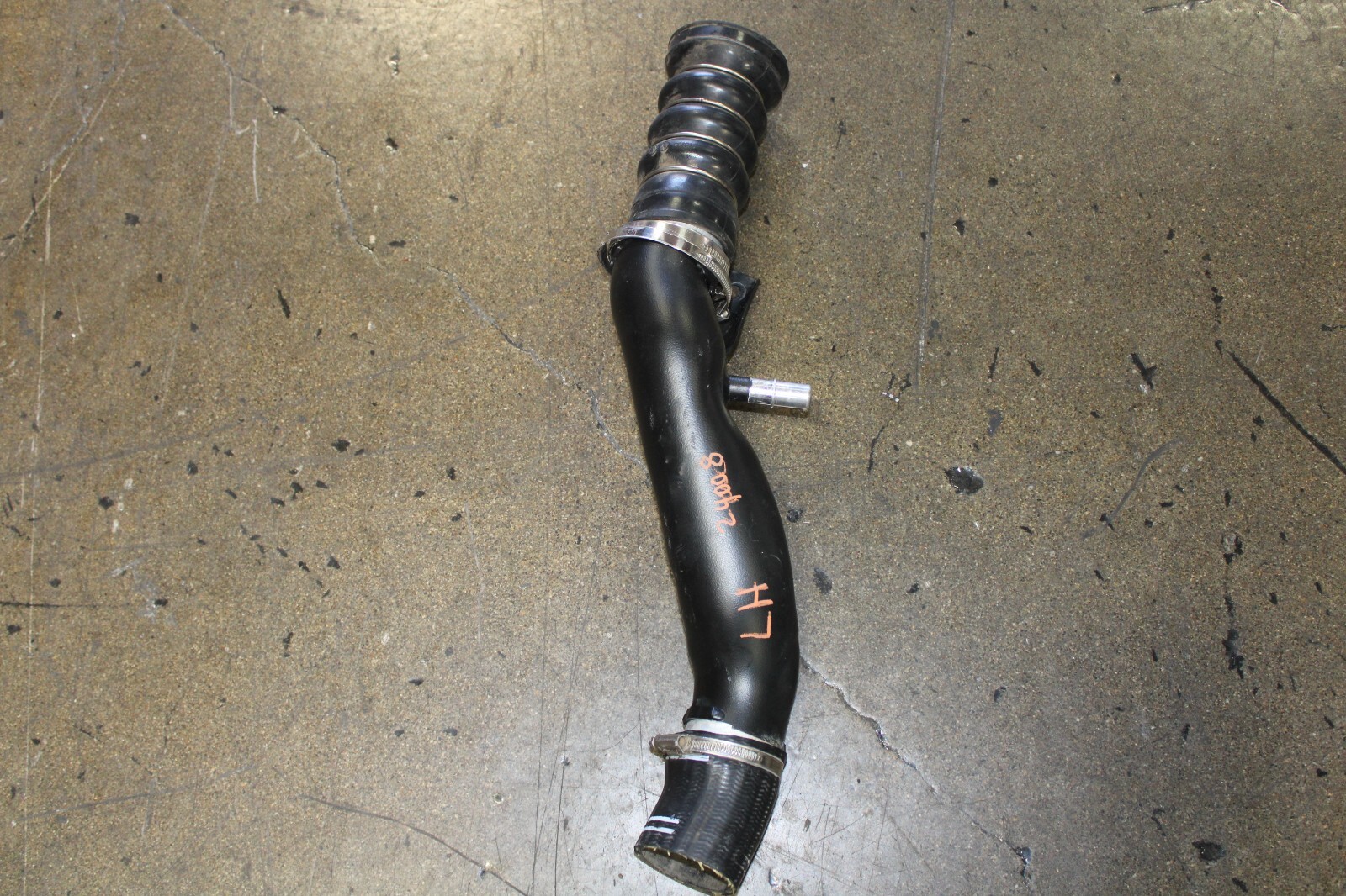 Ferrari F8, 488, LH, Left, Intercooler to Throttle Body Hose, Used, P/N 814108