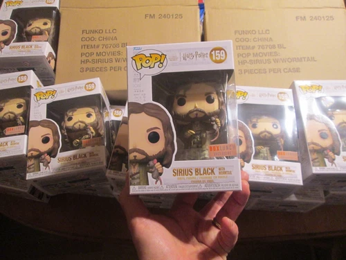 FUNKO POP HARRY POTTER SIRIUS BLACK WITH WORMTAIL # 159 EXCLUSIVE BOX LUNCH