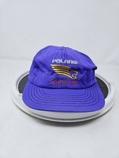 VTG Polaris Watercraft Purple Snapback Hat 80s USA Made Used FAST SHIPPING 