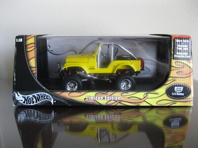 Hot Wheels Jeep CJ-5 1:18 Diecast Limited Edition Modified Series