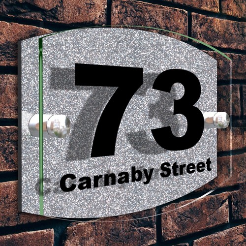 House Number Plaques Personalised Door Numbers Door Signs Custom Number Plate - Picture 32 of 58