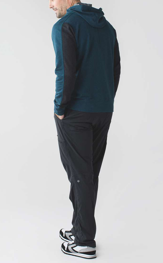 New Rare Lululemon Pave Pullover Hoodie Alberta Lake Teal Black XL image 4