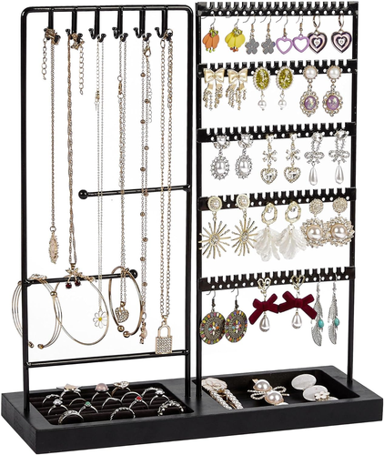 Jewelry Holder Organizer Stand Tree for Earring Necklace Ring Bracelets Display - Picture 9 of 12