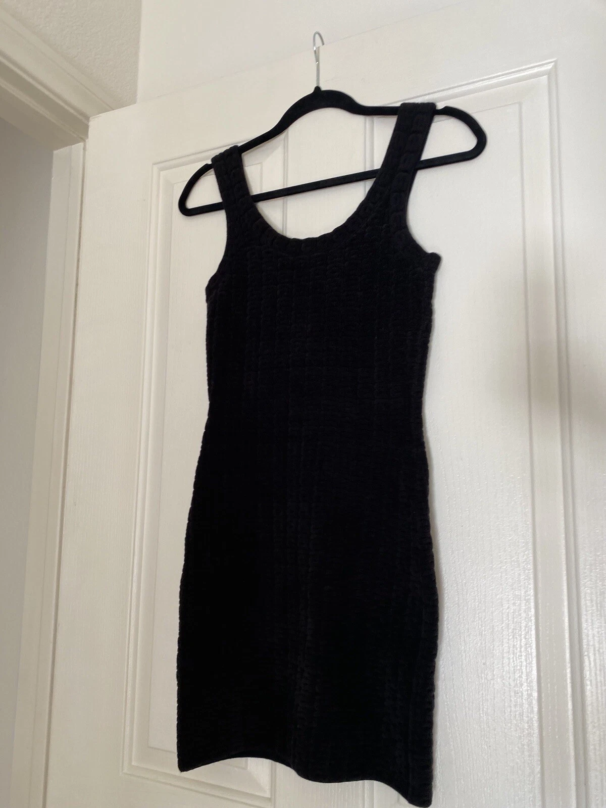 Abito Tank Alexander Wang Ciniglia Jacquard Nuovo con etichette S $450