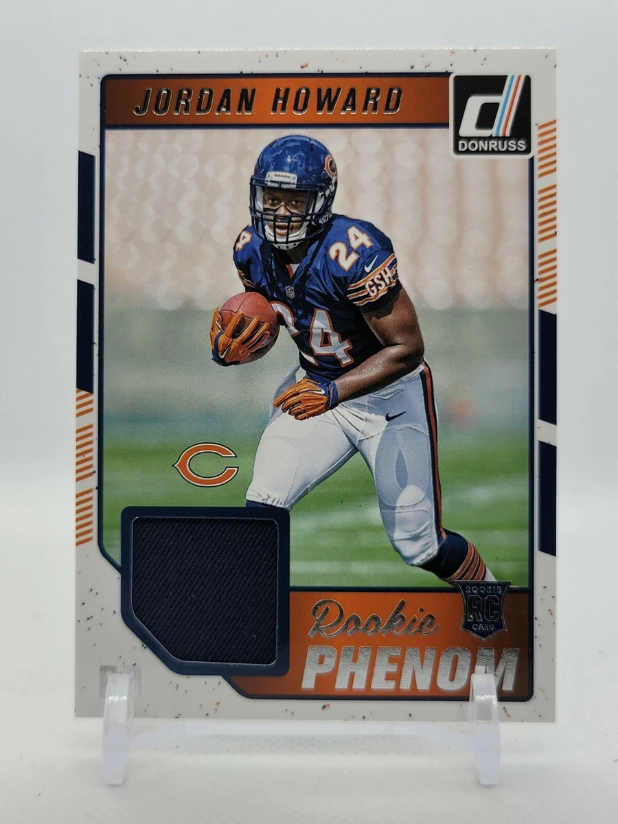 2016 Donruss Jordan Howard 6 Rookie RC Phenom Jersey Chicago