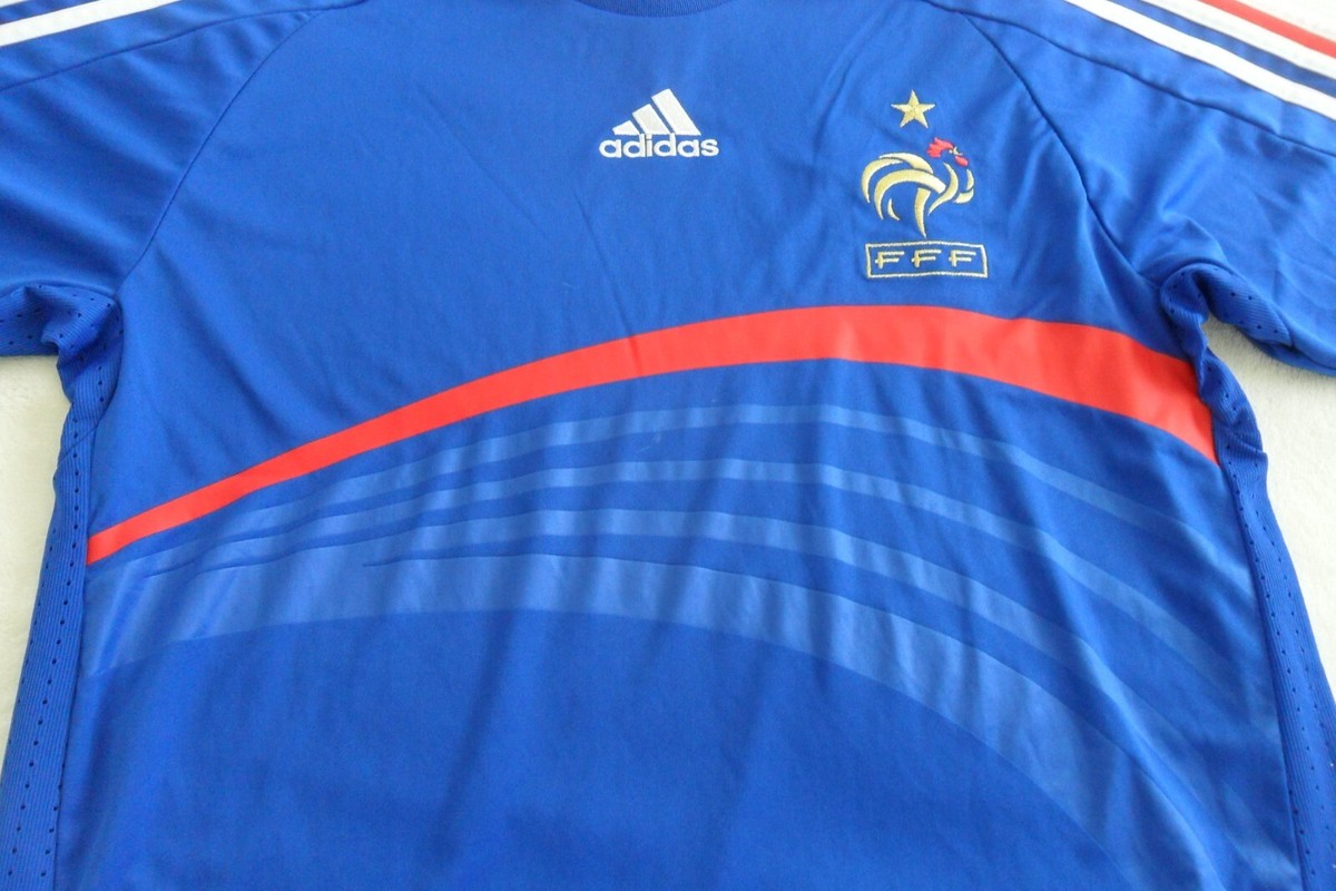 06's adidas × France  Game Shirts 00'S Adidas France national soccer uniform game shirt men's