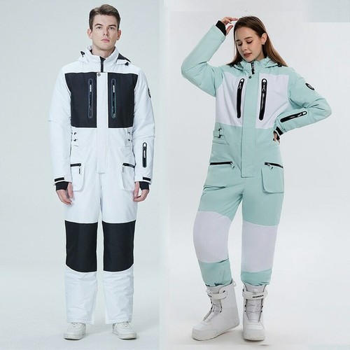 Ski Jumpsuit Men Women Winter Ski Suit 