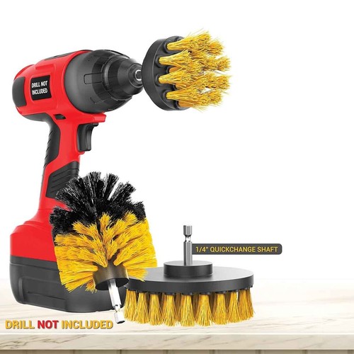 6pcs/kit Car Wash Electric Brush Hard Bristle Auto Detailing Cleaning Tools Hot! - Picture 3 of 8