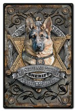 Sheriff "K9" Metal Sign - Hand Made in the USA with American Steel