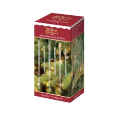 Clear Glass Icicle Ornaments Set of 24