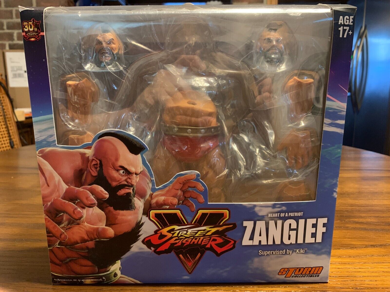 Boneco Zangief Street Fighter Storm Collectibles 1/12 Ryu